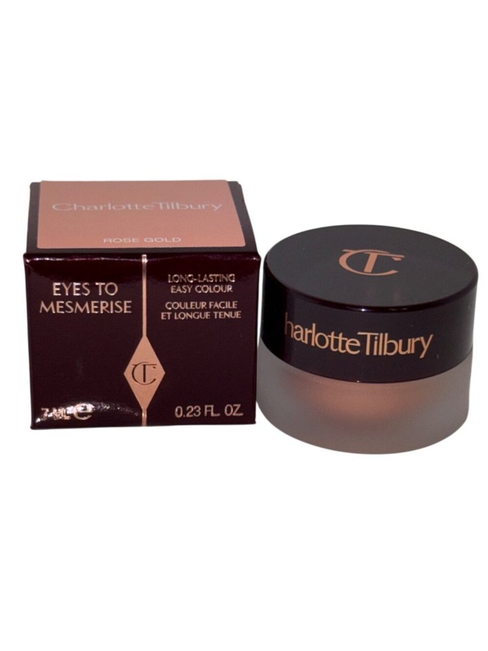 Charlotte Tilbury Eyes to Mesmerise Rose Gold Cream Eyeshadow 0.23 oz New Box